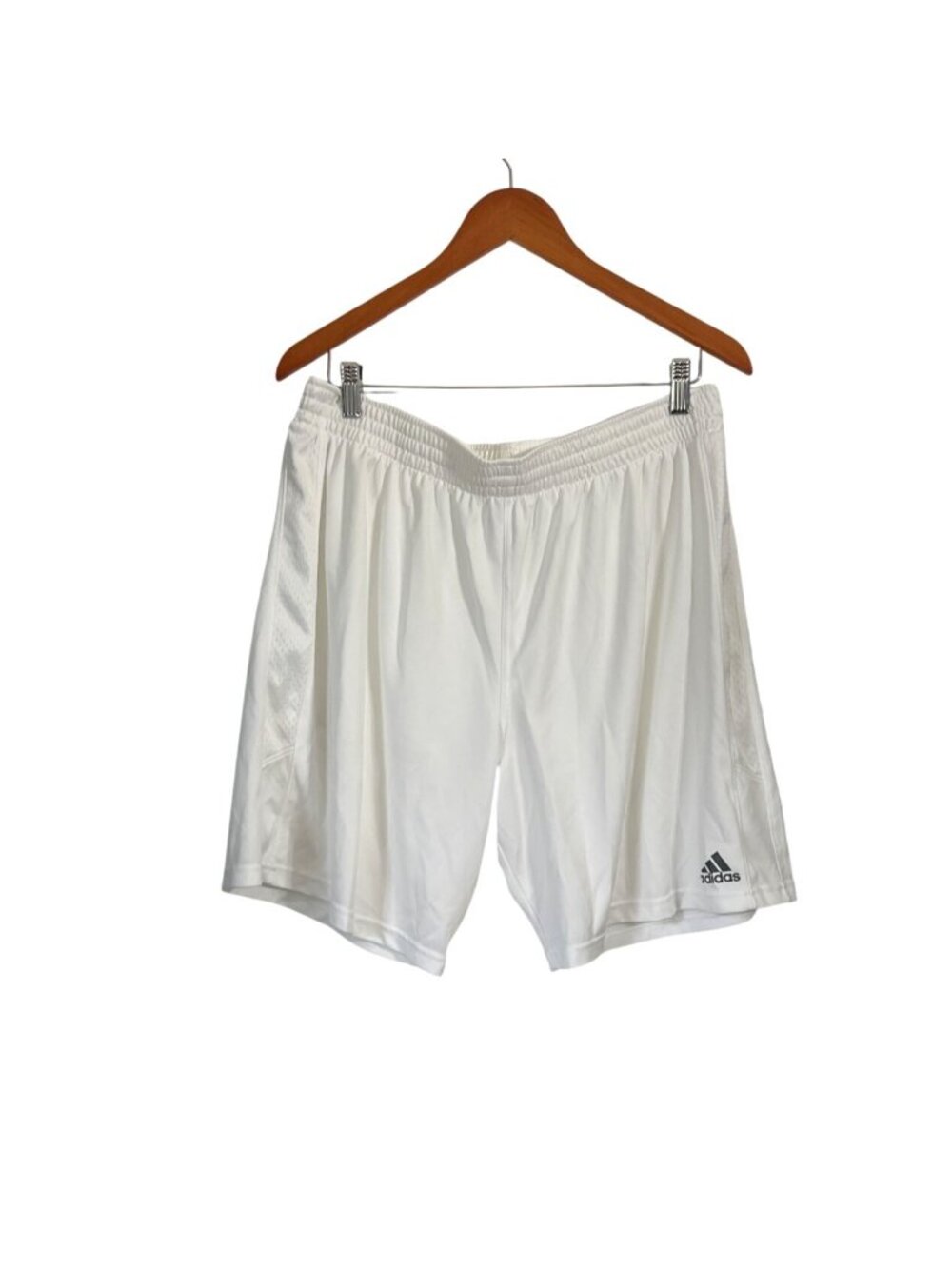 Adidas Mens White Performance Athletic Shorts Size XL